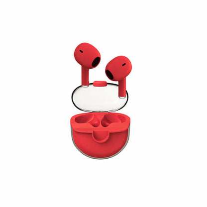 Klarer Bluetooth-Kopfhörer mit Ladegerät
