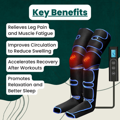 Beinmassagegerät mit Kompression zur Durchblutungsförderung - Fuß- und Beinmassagegerät Stiefel