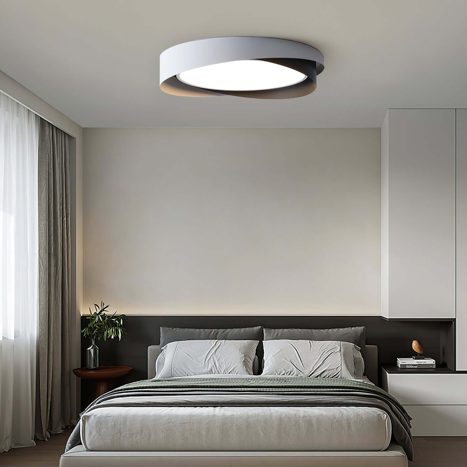 Moderne LED Deckenleuchte - Halo Design