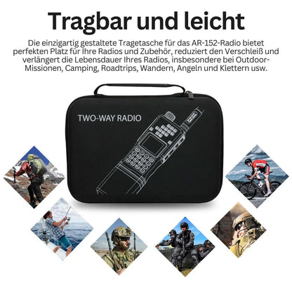 Kompaktes Dualband-Funkgerät mit LCD-Display