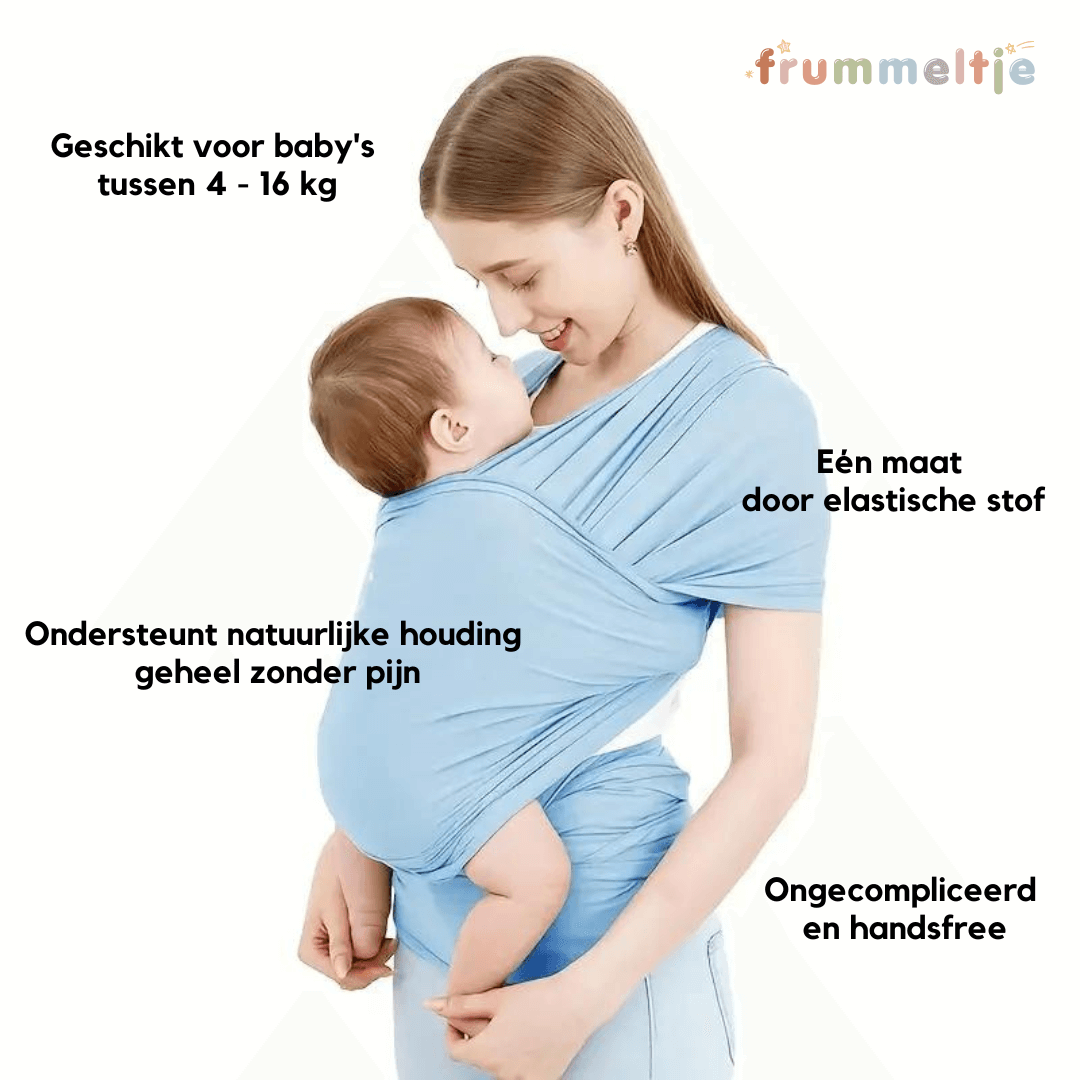 Ergonomische Babytrage mit Rückenunterstützung