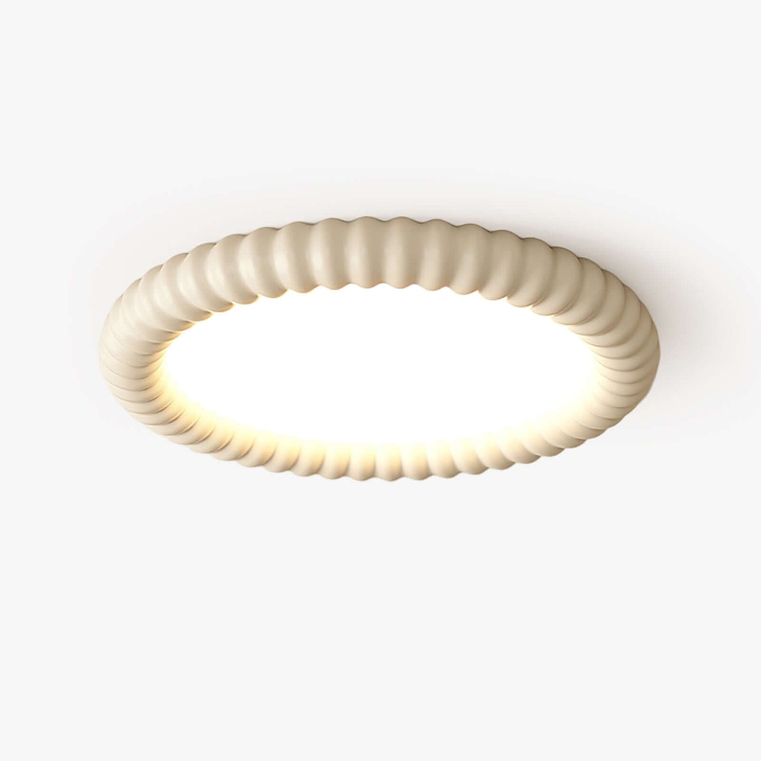 Moderne LED Deckenleuchte - Wellen-Design
