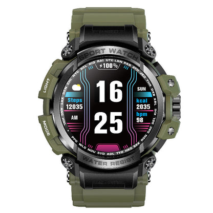 Zelara Unzerstörbare Outdoor-Sport-Smartwatch mit Herzfrequenz, Blutsauerstoff, Anruferinnerung