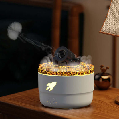 Lava-Aromadiffusor &amp; Luftbefeuchter mit LED-Nachtlicht