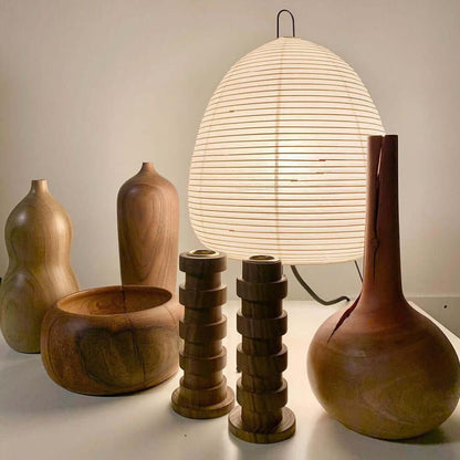 Japanische Tischlampe Yumi - Stimmungsvolles Licht
