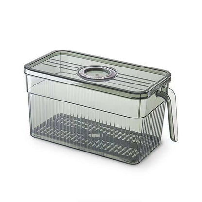 Kühlschrank-Organizerbox - Stapelbar, Transparent