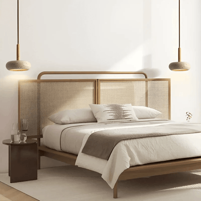 LED Deckenleuchte Retro Design Holzoptik