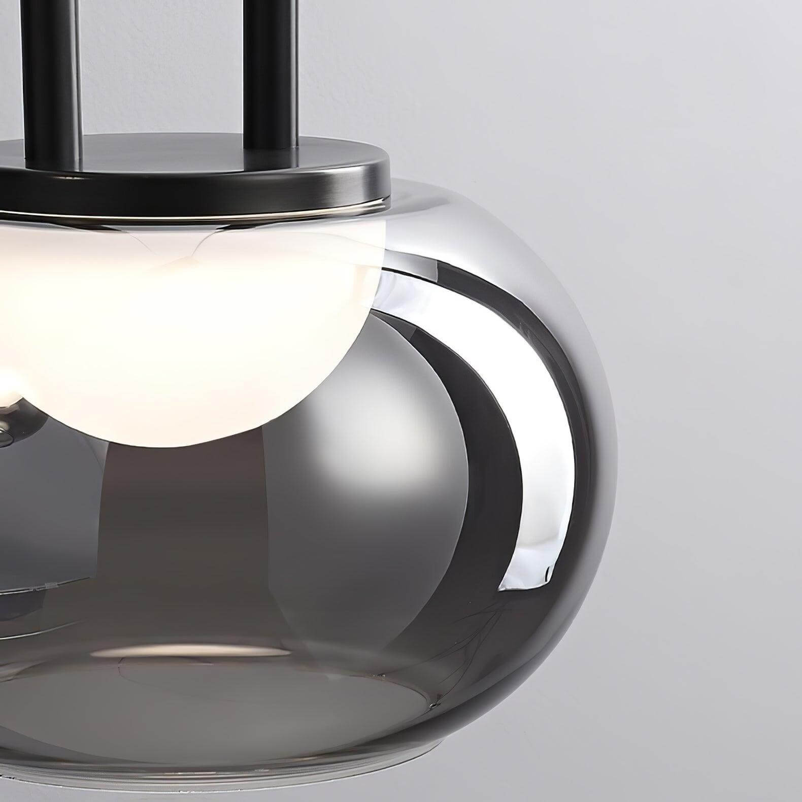 Moderne Halo Pendelleuchte, 3-flammig