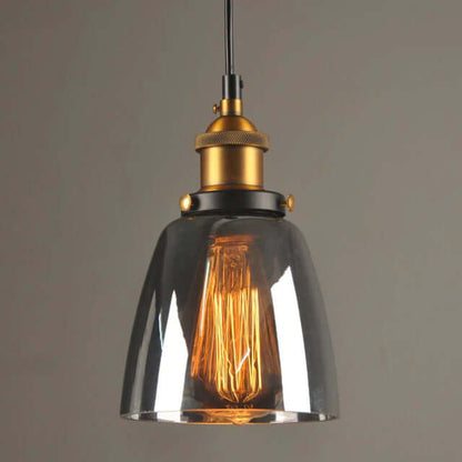 Kristallglas Hängelampe Zylinder Design