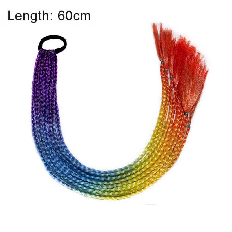 Mehrfarbige Haarverlängerungen für trendige Styles