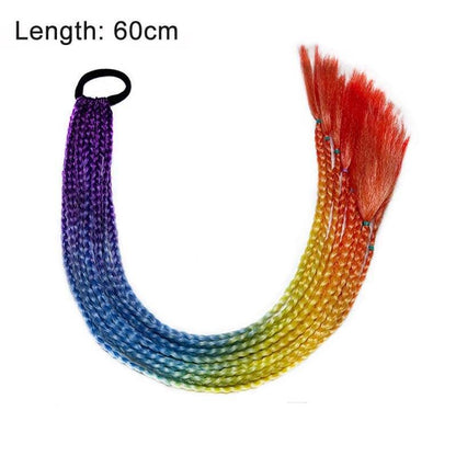 Mehrfarbige Haarverlängerungen für trendige Styles