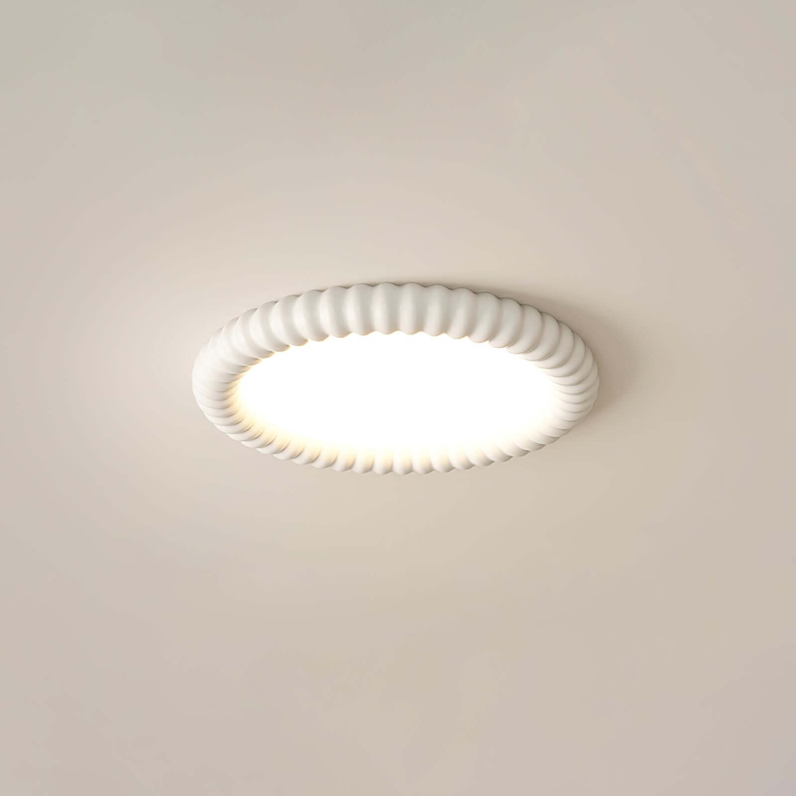 Moderne LED Deckenleuchte - Wellen-Design