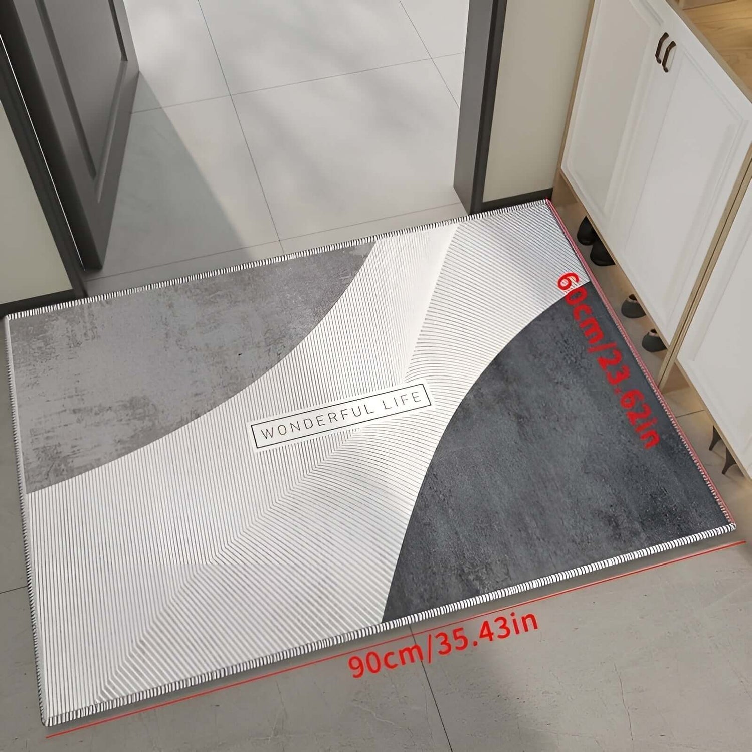 Ergonomische Komfort-Küchenmatte - Rutschfest &amp; Weich