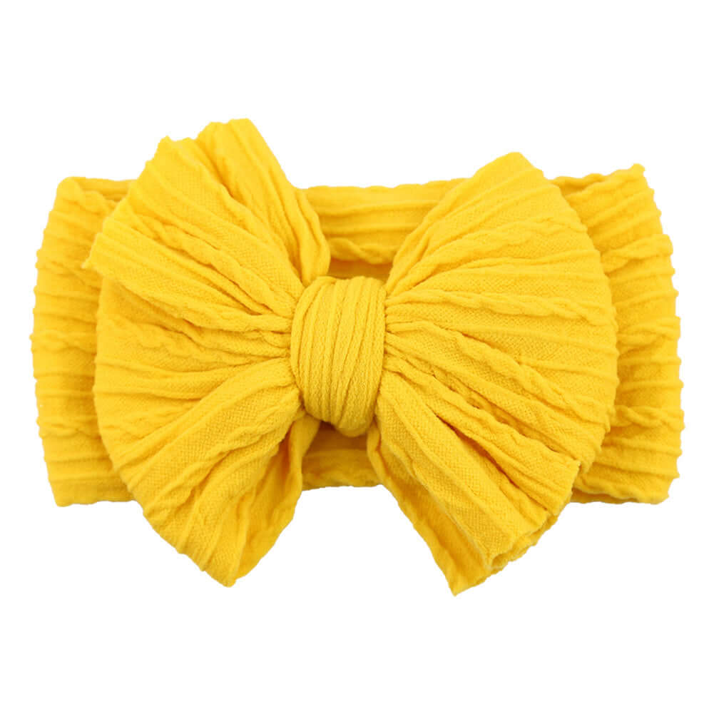 Kinder Haarband Nylon mit Schleife - Elastisch &amp; Vielseitig