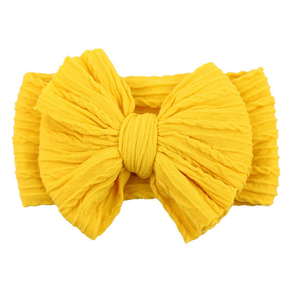 Kinder Haarband Nylon mit Schleife - Elastisch &amp; Vielseitig