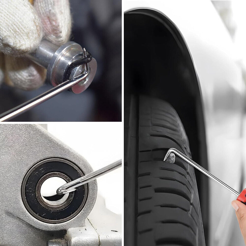 Extra langes Pick- und Hook-Set mit Soft Grip für O-Ring Entfernen 10 Teile
