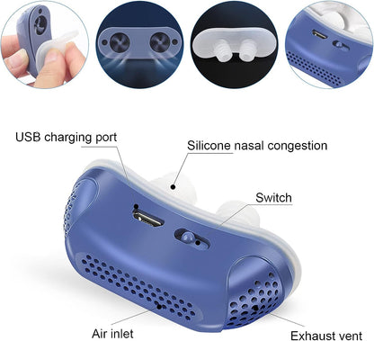 Micro CPAP Schlafapnoe Maschine für Reisen &amp; Anti-Schnarchen - CPAP Alternative