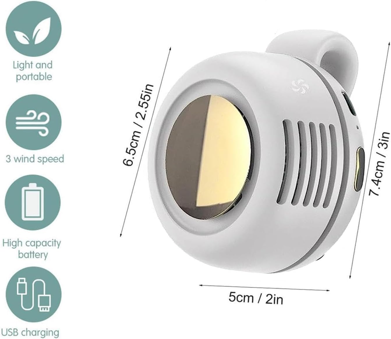 Zelara - Mini-Ventilatorclip