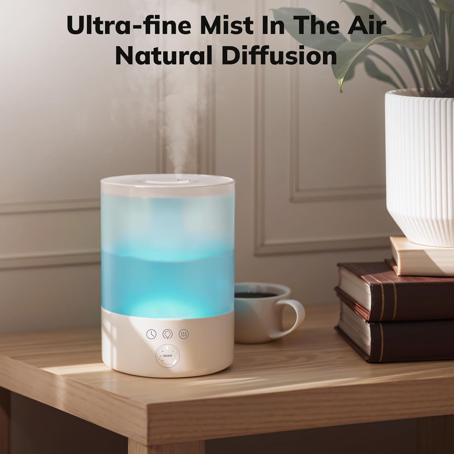 Pure Enrichment Ultrasonic Cool Mist Luftbefeuchter für große Räume