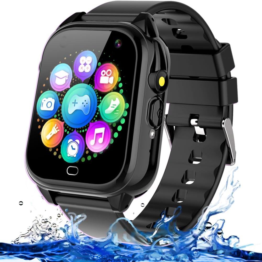iWatch l Smartwatch für Kinder l Wasserdicht l Jungen und Mädchen