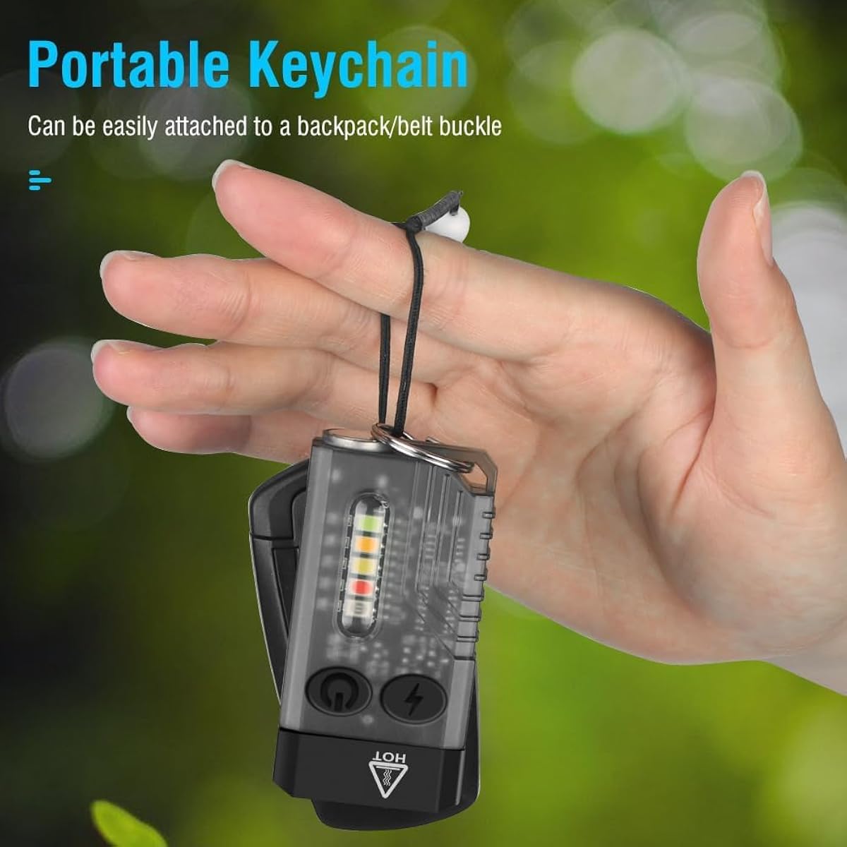 Zelara – Wiederaufladbare Mini-Taschenlampe Mit Multifunktionsfunktion