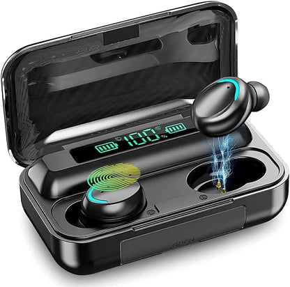 Zelara HD Stereo-Sportkopfhörer True Wireless Ohrhörer mit Mikrofon &amp; Ladecase mit großer Kapazität