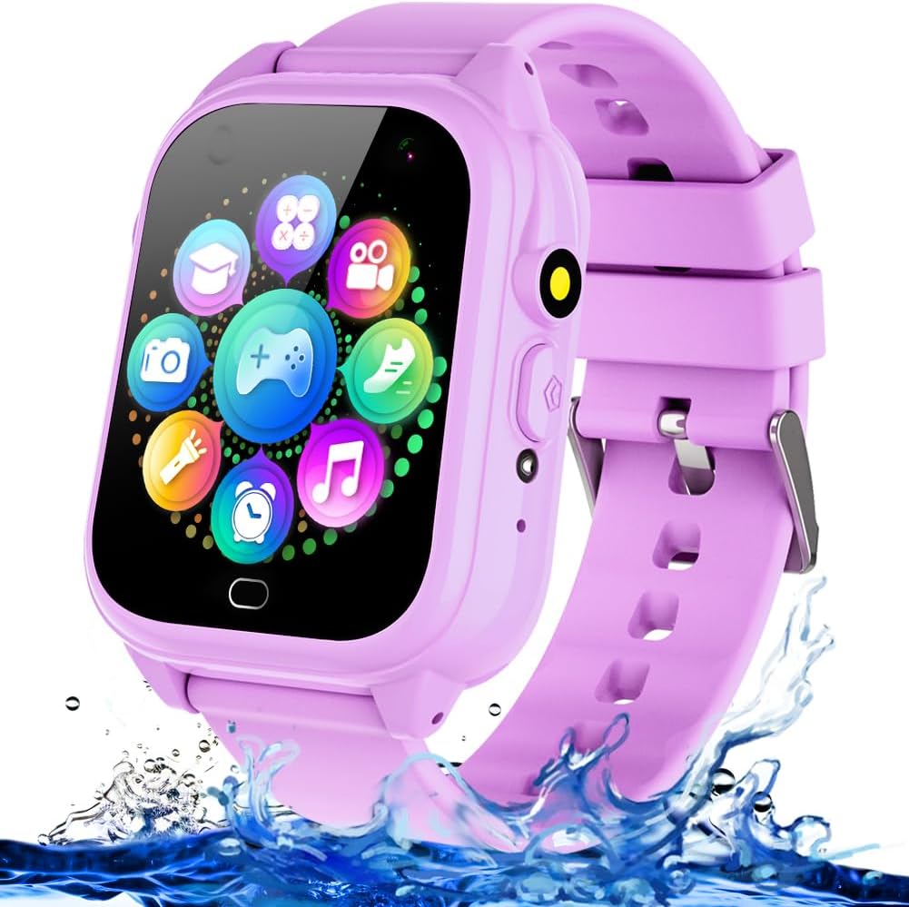 iWatch l Smartwatch für Kinder l Wasserdicht l Jungen und Mädchen
