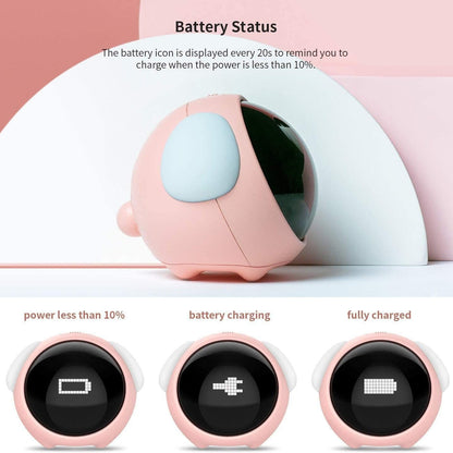 Sunrise-Wecker LED mit Sprachsteuerung Hunde-Emoji-Display Dimmbar Dual-Alarm USB