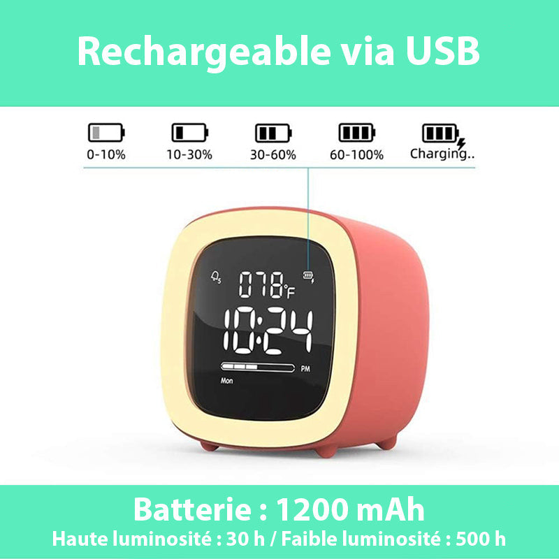 Digitales LED Nachtlicht Wecker