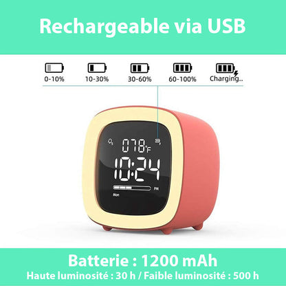 Digitales LED Nachtlicht Wecker