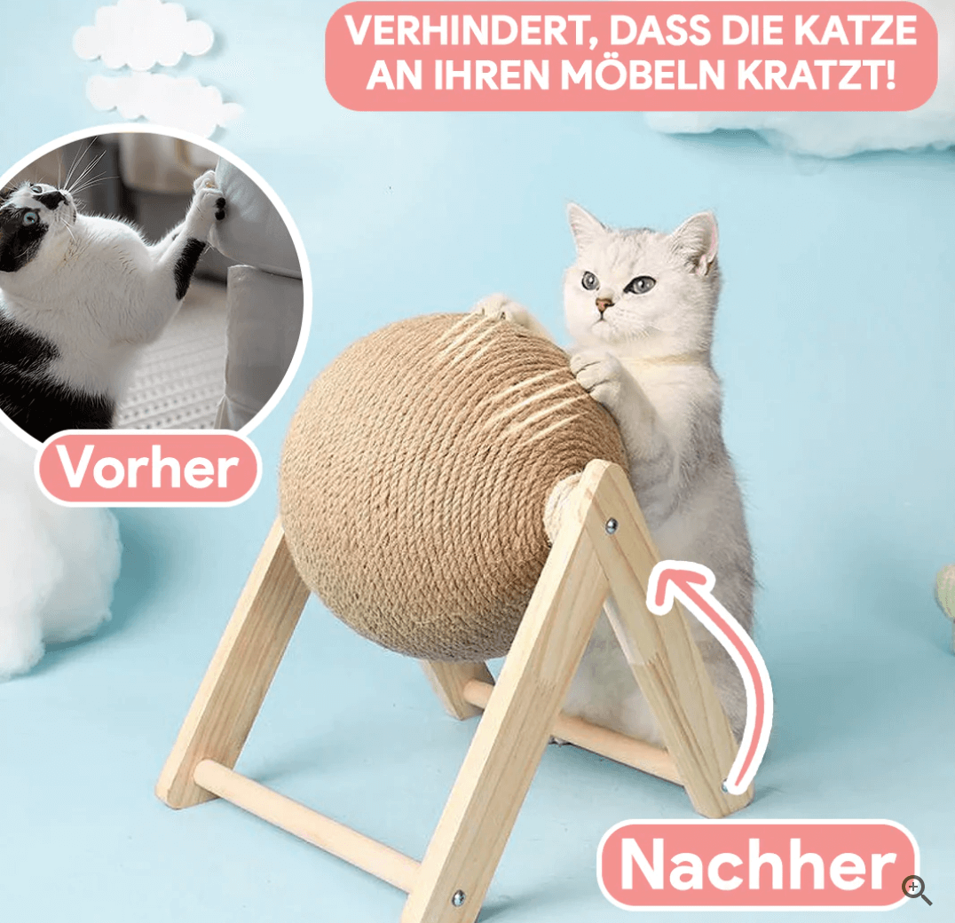 Katzenspielzeug Kratzbaum - Spielspaß &amp; Krallenpflege