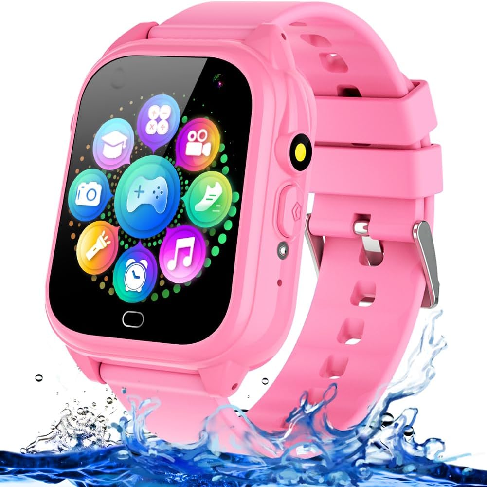 iWatch l Smartwatch für Kinder l Wasserdicht l Jungen und Mädchen