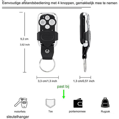 Handsender 433 MHz, kompatibel mit Chamberlain, Liftmaster 4335E/EML 4330E/EML 84335E/EML 94335E/EML, TX4UNIS TX4UNIF TX4UNI Fernbedienung MotorLift ML500/700/750/850 Garagentor