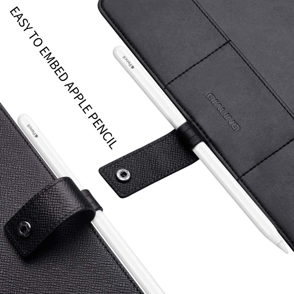 Schlanke Smart Cover Echtledertasche mit Klappständer für Apple iPad Pro