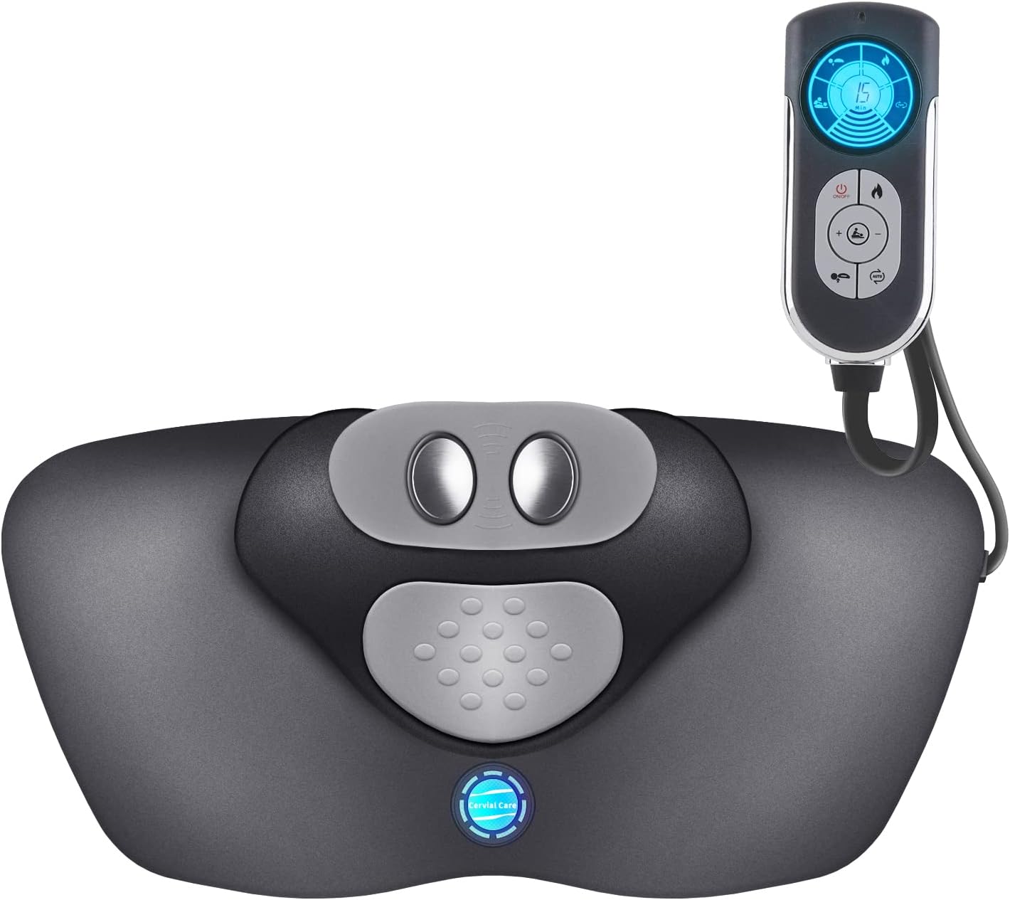 Multifunktionales Nacken- und Schultermassagegerät mit Traktion, Wärme- und Elektrotherapie – Schmerzlinderung für Zuhause