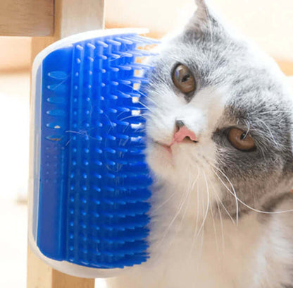 Katzen-Selbstpflegebürste für die Ecke