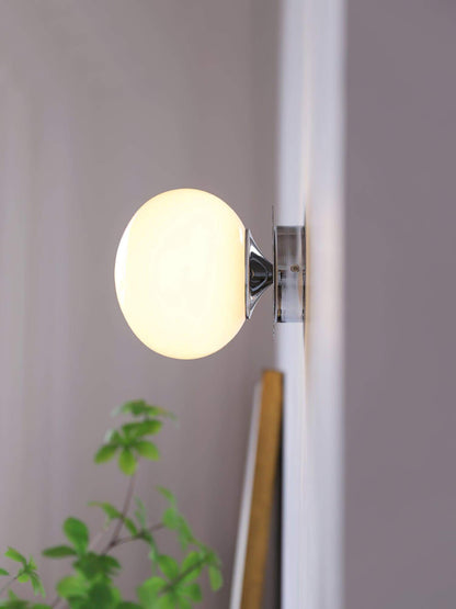 Moderne Rosa Glas Wandleuchte