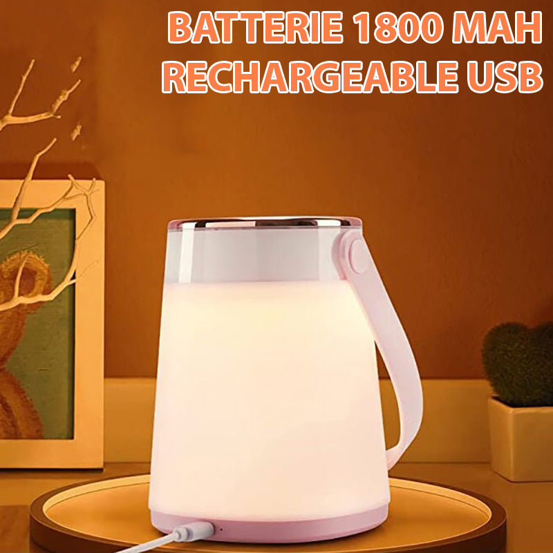 LED-Nachtlicht mit Fernbedienung für Babys - Uhrzeit- und Temperaturanzeige