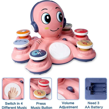 Musicalischer Oktopus für Kinder - Musik, Tanz &amp; Spaß