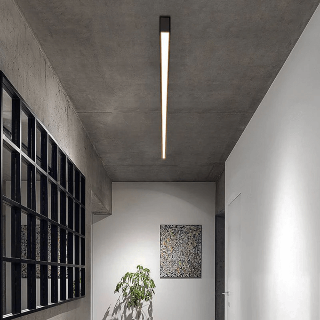 Lineare LED Deckenleuchte Industrie Design