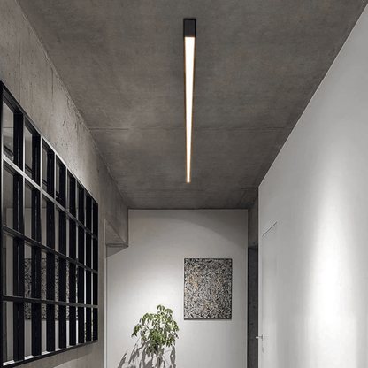 Lineare LED Deckenleuchte Industrie Design