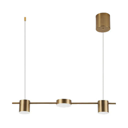 Moderne LED Pendelleuchte Aluminium Trommel Design