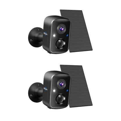 Hiseeu C90B 4MP Solarbetriebene WiFi IP Kamera - Vollfarb-Nachtsicht, IP65 wasserdicht, KI-Bewegungserkennung, Gegensprechfunktion, 100% kabellos, Eseecloud App Smart Home Überwachung