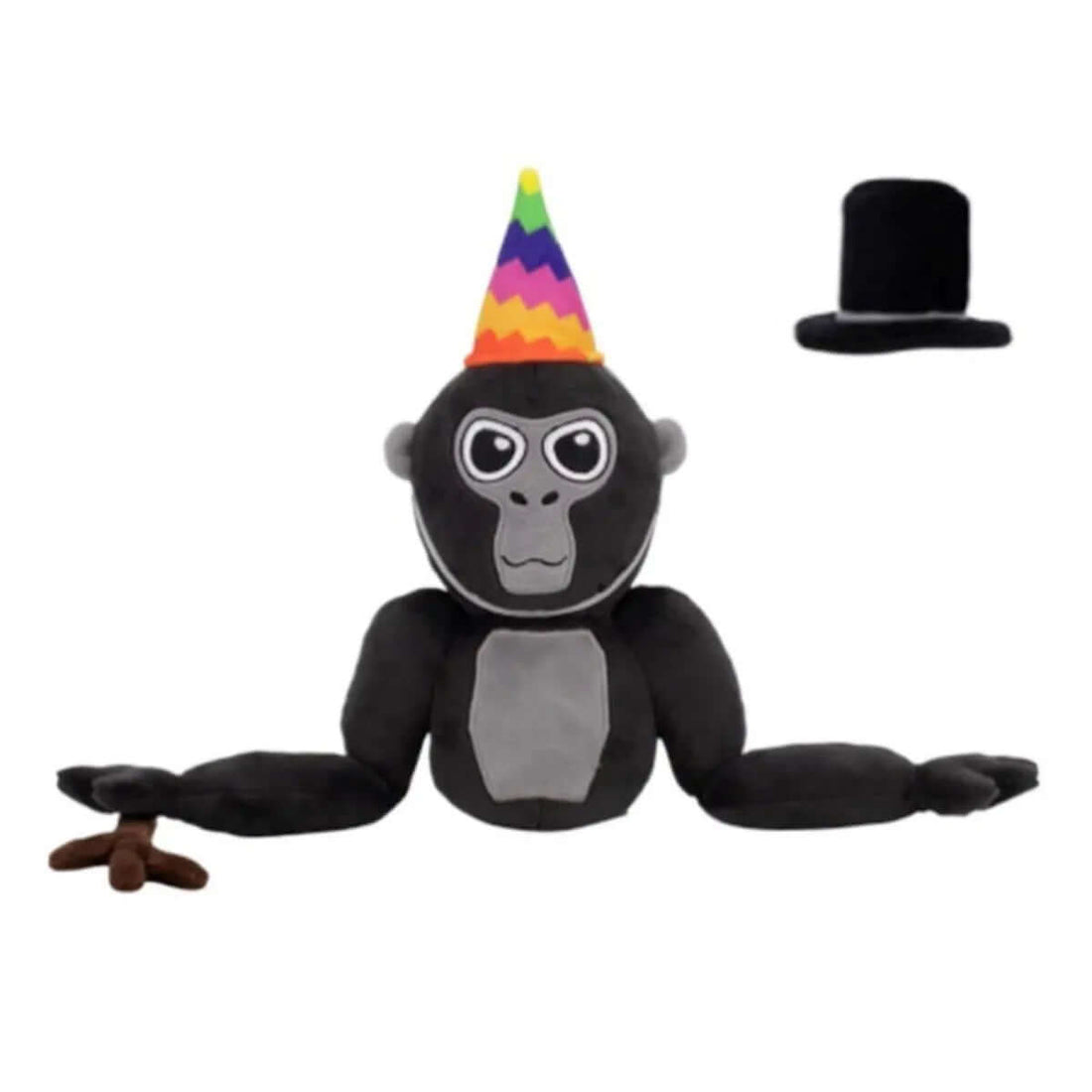 Kuschelweicher Gorilla Plüschtier - Buntes Design