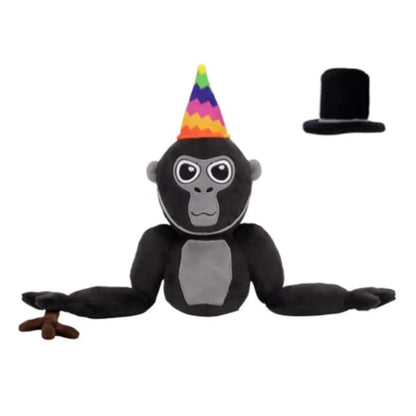 Kuschelweicher Gorilla Plüschtier - Buntes Design