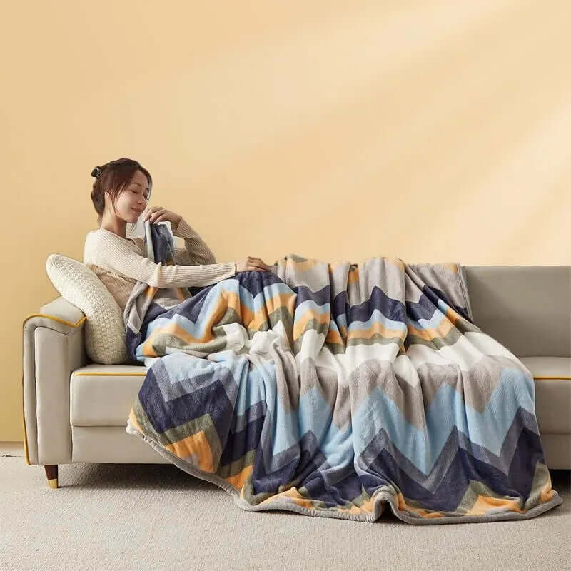 Kuschelige Flanell-Wohndecke - Weich, Warm &amp; Stilvoll