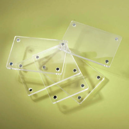 5er Set Moderne Acryl Bilderrahmen mit Magneten