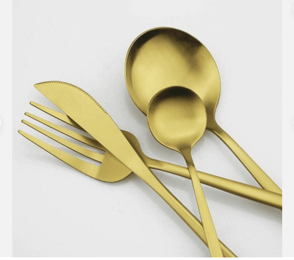 Minimalistisches Edelstahlbesteck Set