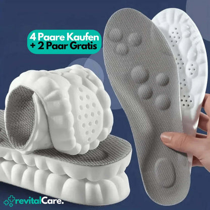 Komfort-Einlegesohlen 4D - Ergonomische Fußbetten