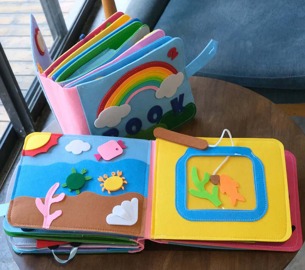 Montessori Filz-Bilderbuch - Abenteuer &amp; Kreativität